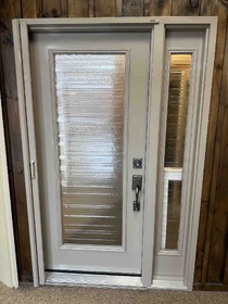 Retractable Screen for Single door, open position